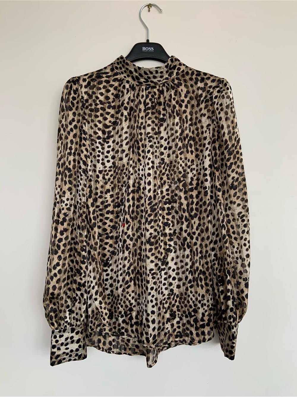 H&M animal print blouse